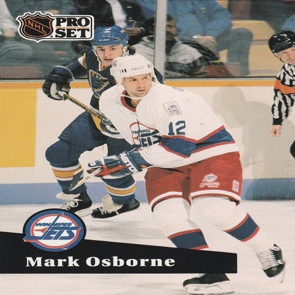 Mark Osborne - 1991 Pro Set Hockey Card